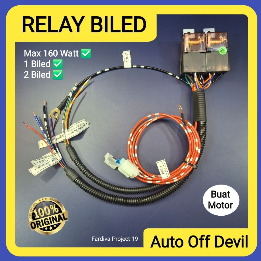 Relay Biled Auto Off Devil Motor
