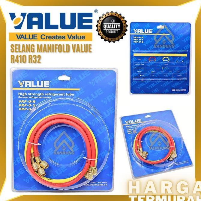 NEW SELANG MANIFOLD VALUE R410 R32 | SLANG MANIPOLD PENGISIAN FREON AC R32