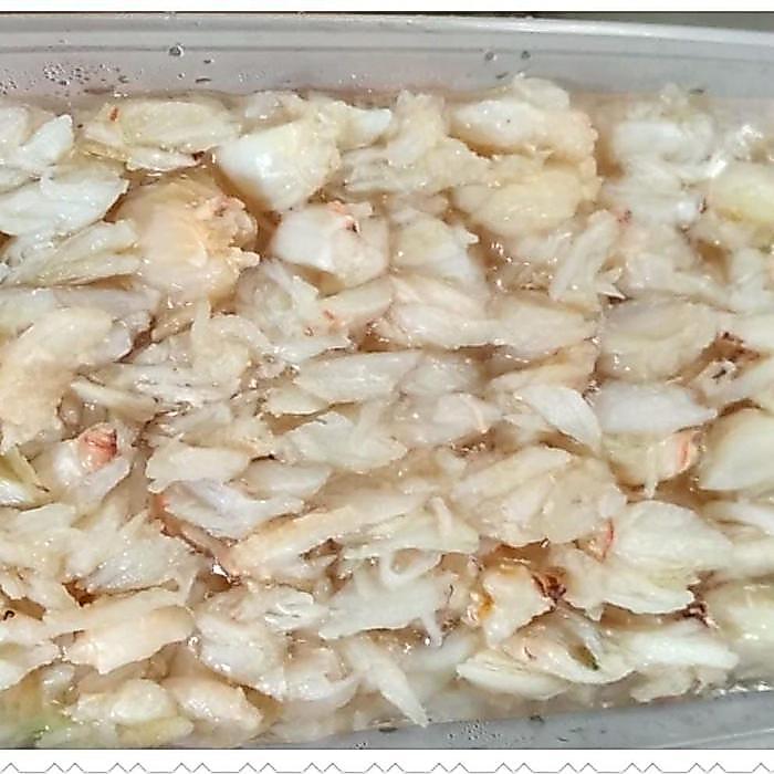 READY DAGING KEPITING KUPAS FROZEN / DAGING KEPITING BAKAU/GRADE A PER 500gr