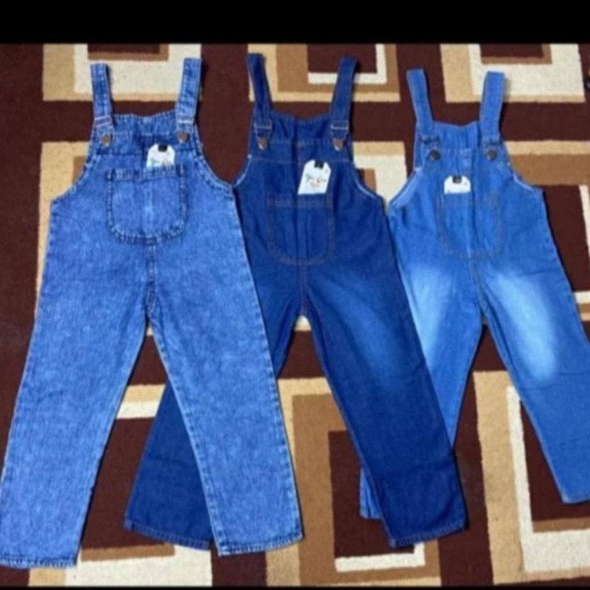 Overall Celana Kodok Jumpsuit Anak cewek usia 4-7 tahun