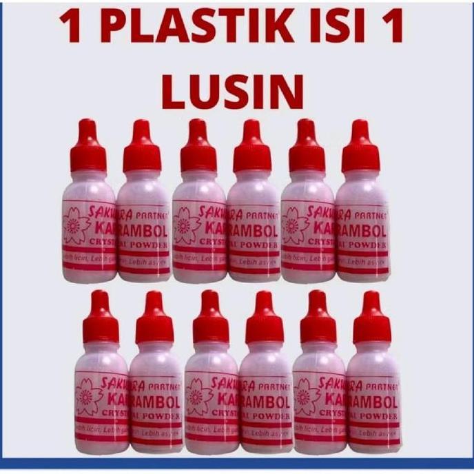 ( Isi 12 Pcs Grosir ) Kristal Karambol Kasar Bagus