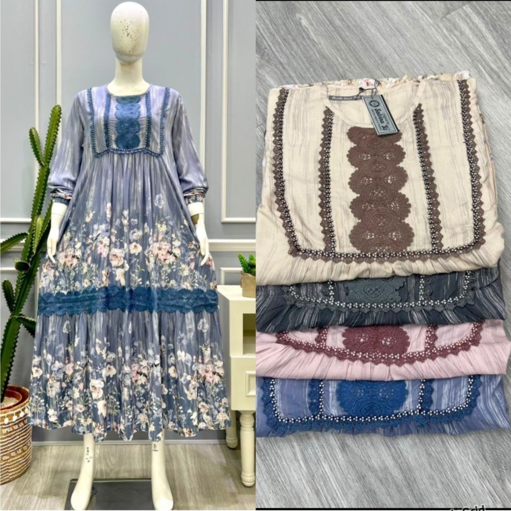 MIDI dress bordir by salvina.ys