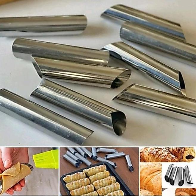 Cetakan Horn Cetakan Cannoli Cetakan Puff Pastry Cetakan Cannoli Horn