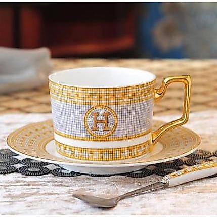 Bebida - Hermes Mug / Hermes Tea Mug / Hermes Plate / Perlengkapan Set Makan H