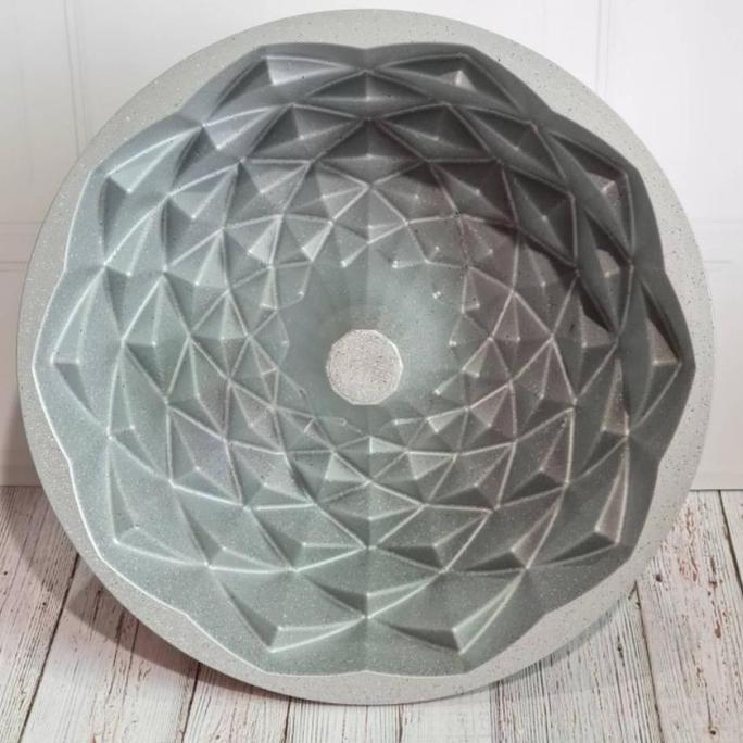 Diamond Marble Cake Pan / bundt pan / loyang kue marmer