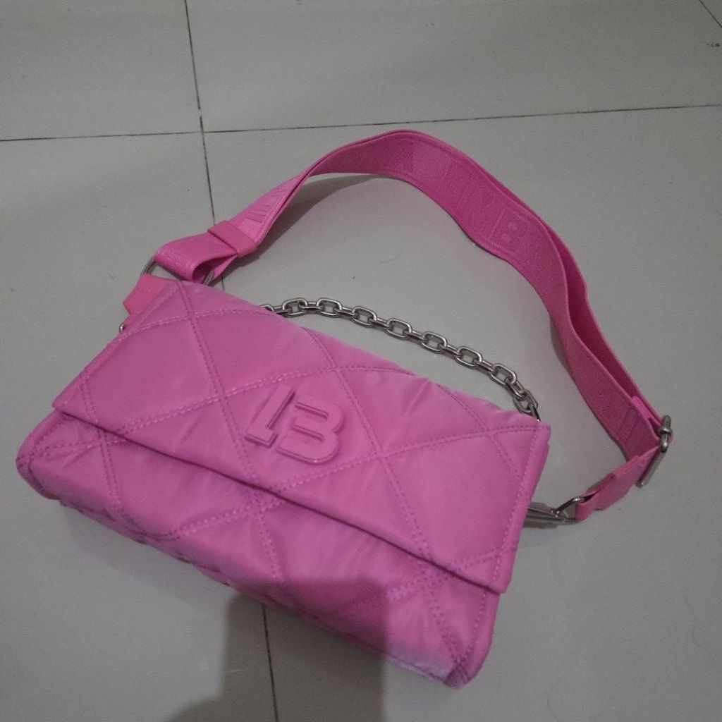 Tas BIM MBBAY YLOLAA ( PINK Fusia ) Tas nylon Bimmba/Tas selempang Bimba/tas Bimbaay Lola/tas bimba/