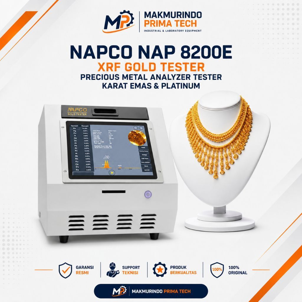 NAPCO NAP 8200E XRF Gold Tester Precious Metal Analyzer XRF Spectrometer Gold Purity Tester Karat Em