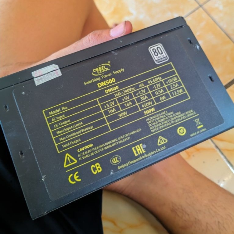 psu deepcool dn500 80+