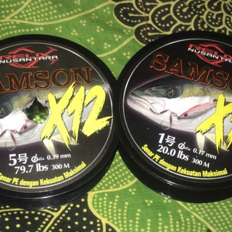 Senar PE Relix Nusantara SAMSON X12 / Pe Samson X12 300meter