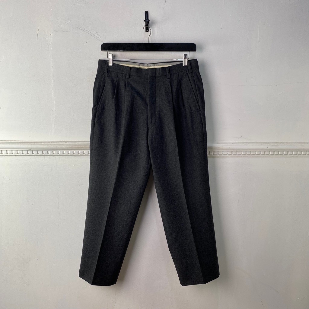 VINTAGE WOOL GREY TROUSERS WP94