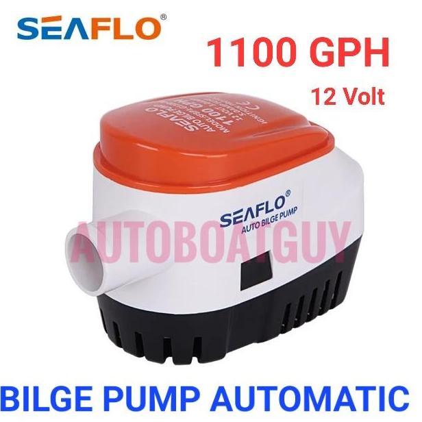 Bilge Pump Otomatis SEAFLO 1100 GPH 12V/24V (Pompa Celup Kapal 1100GPH)