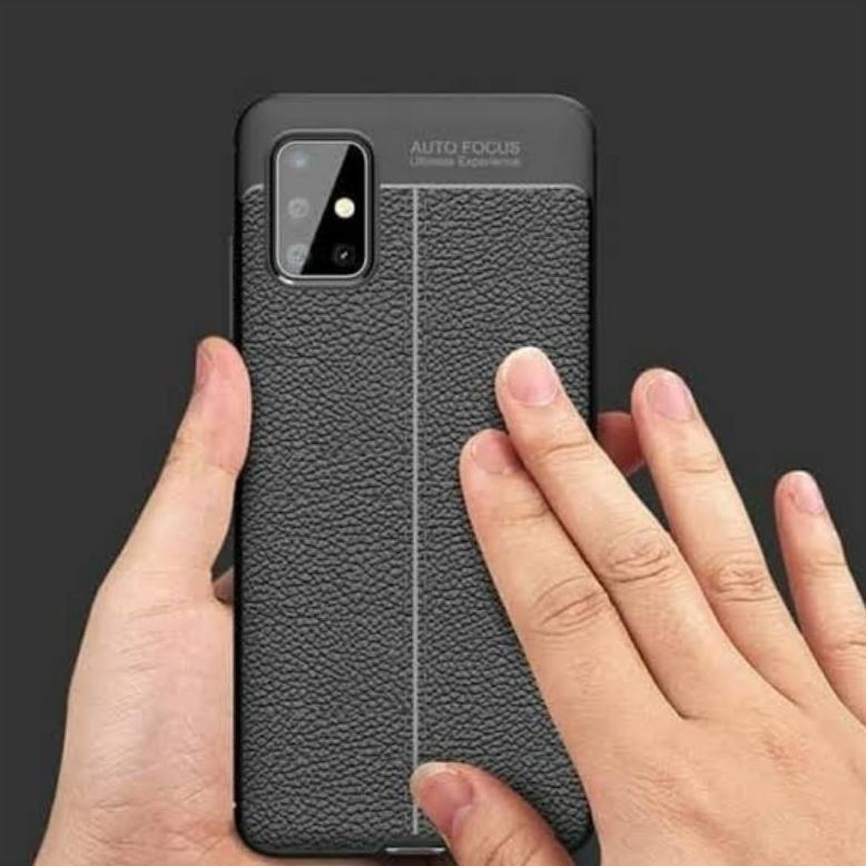 MURAH HUAWEI Y6 2018 HONOR 7A  AUTO FOCUS SOFTCASE LEATHER CASE KULIT JERUK