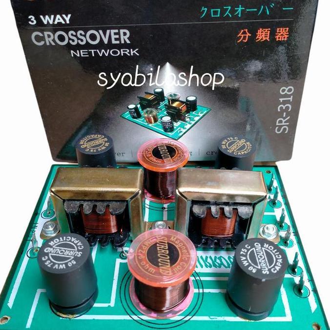 Kit Crossover 3 Way Surround Sr 318 Crossover 3 Way Pasif Sr 318