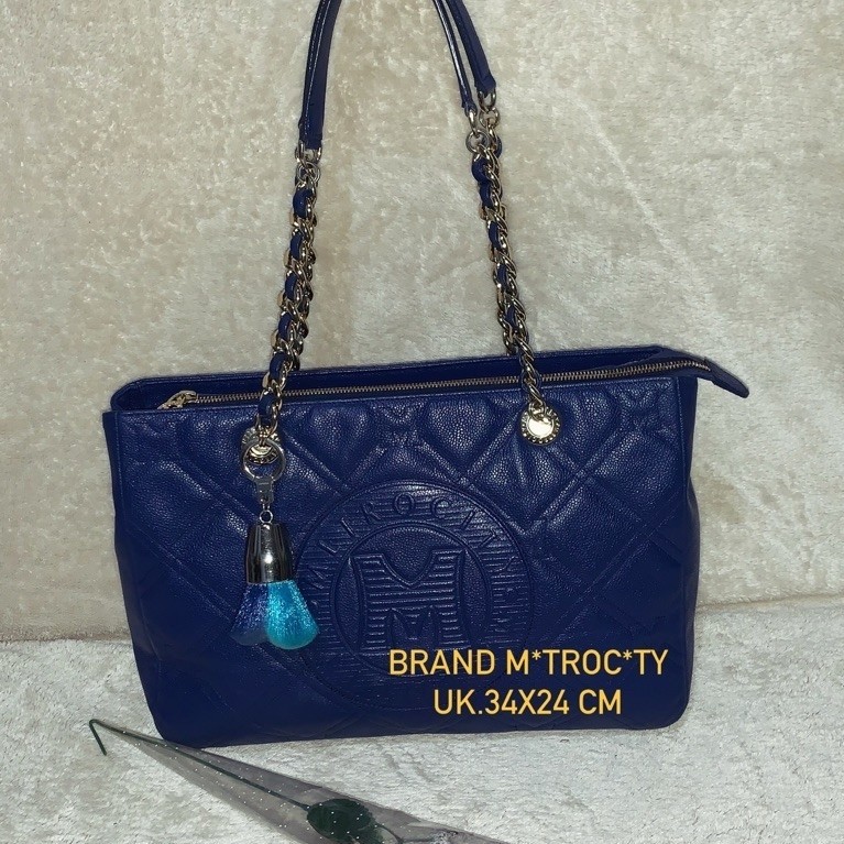 Brand M*trocity Preloved Totebag Rantai kulit wanita