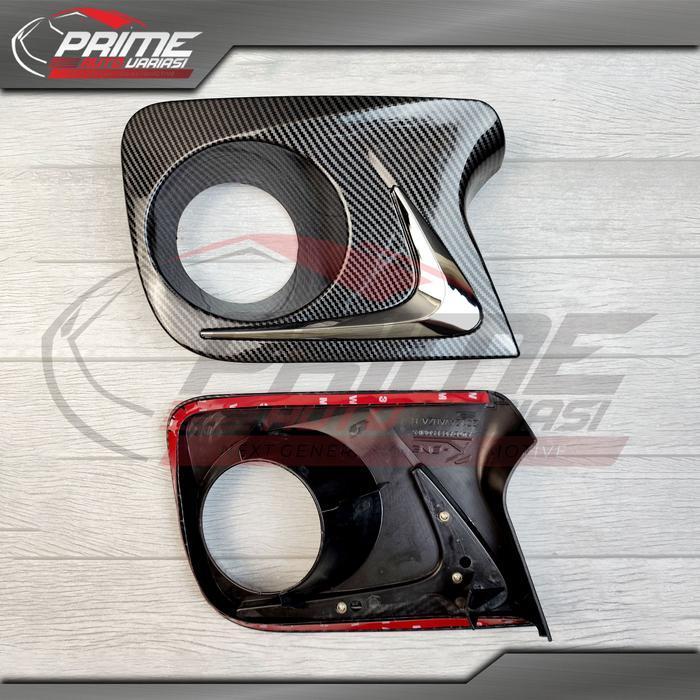 Ring Foglamp Cover Foglamp All New Avanza Xenia 2011 2014 - Carbon Original Dan Terpercaya