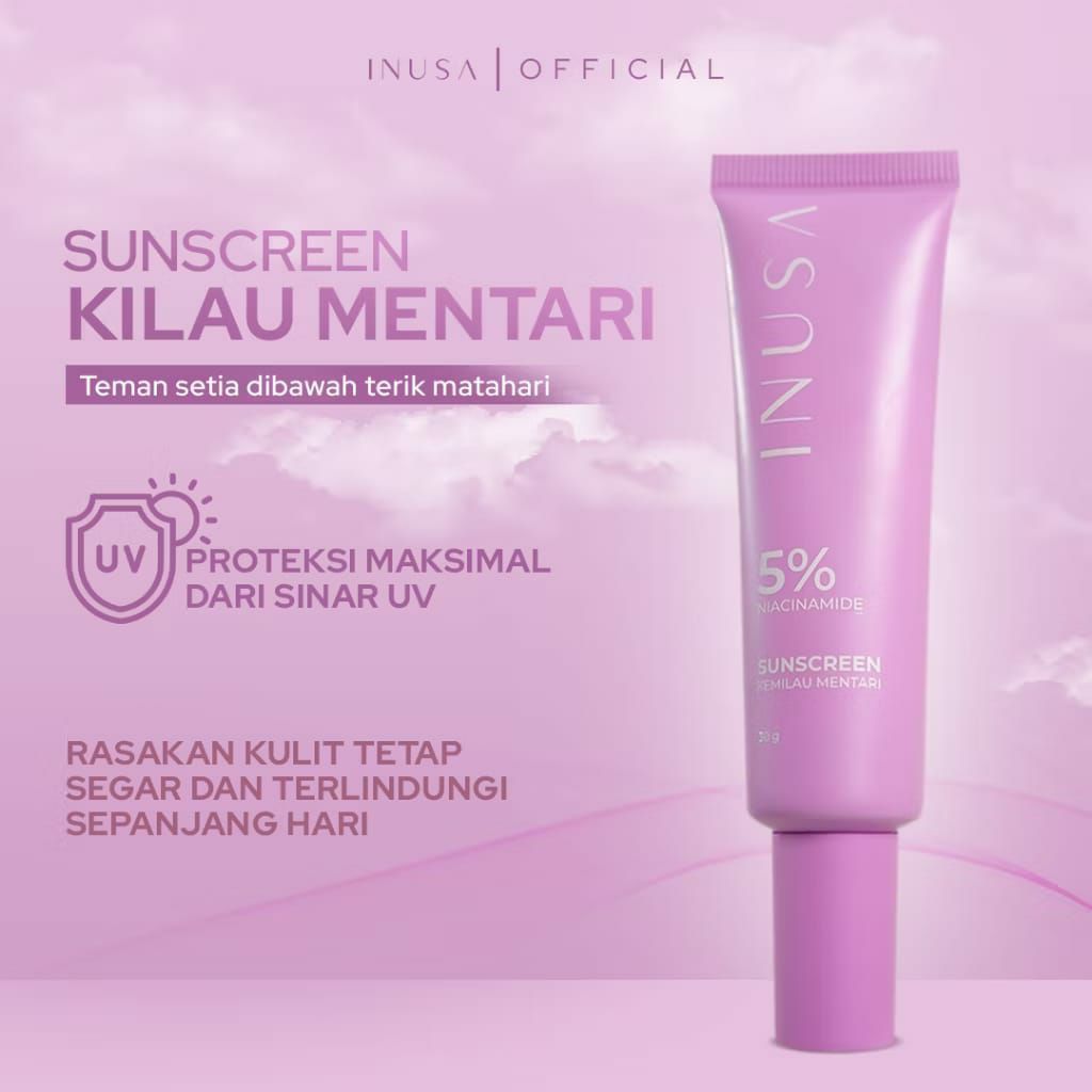 sunscreen kemilau mentari inusa skincare