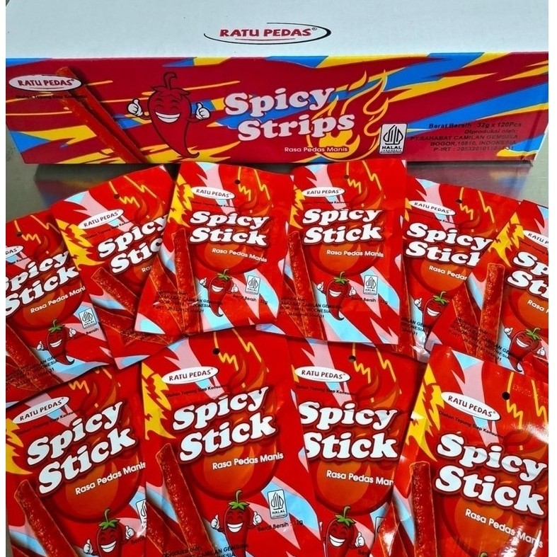 Latio Stick 32 gram Pedas Manis Gurih (HALAL)