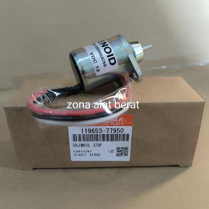Selenoid Solenoid Yanmar Stop Engine 119653-77950 119653 77950