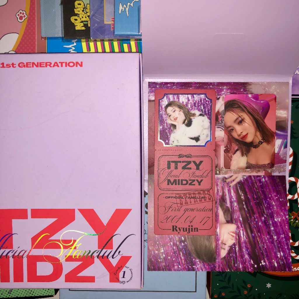 pc ryujin set welkit welcoming kit first gen midzy 1st gen itzy photocard