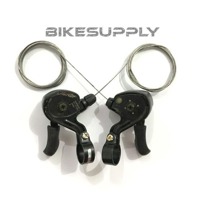 Shifter Operan Sepeda Merk Shimano Altus 3 x 6 Speed ST - CT20 Via Japan Vintage NOS Jadul New Old S