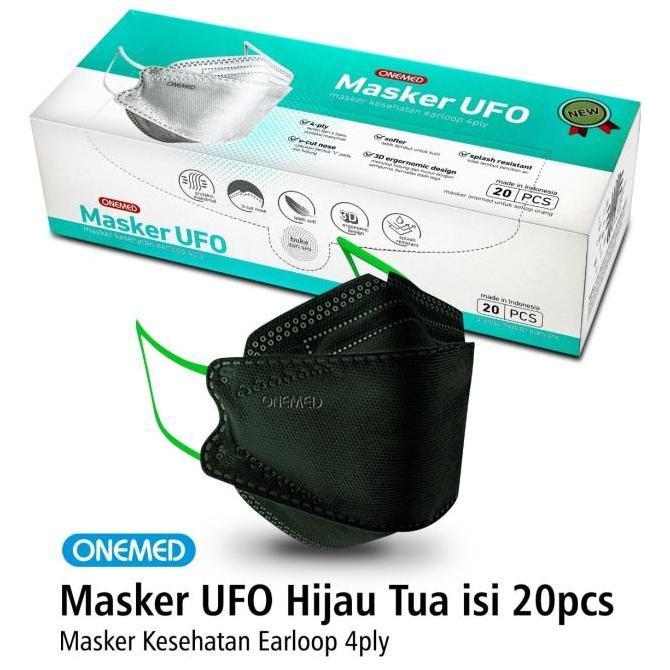 Dtresmok55 - Masker Kf94 Onemed / Masker Ufo Onemed 4Ply / Masker Ufo Onemed Kf9452