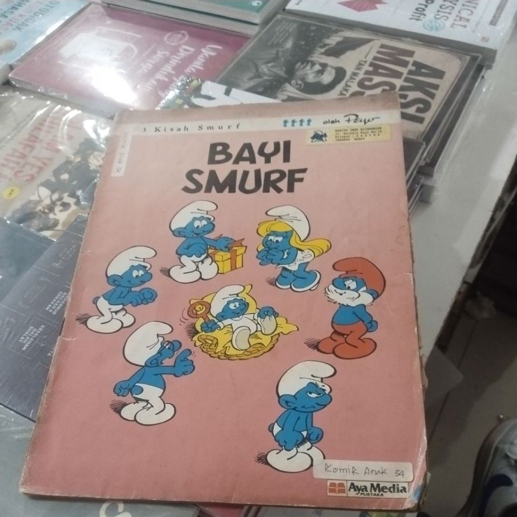 Komik Anak Aya Media Pustaka Bayi Smurf 3 Kisah Smurf oleh Piyar