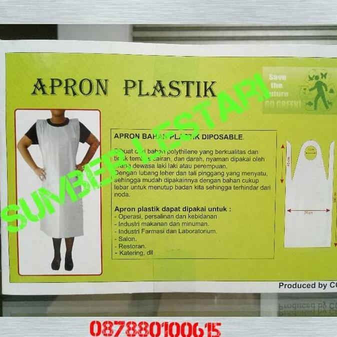 Plastik Apron / Celemek plastik apron