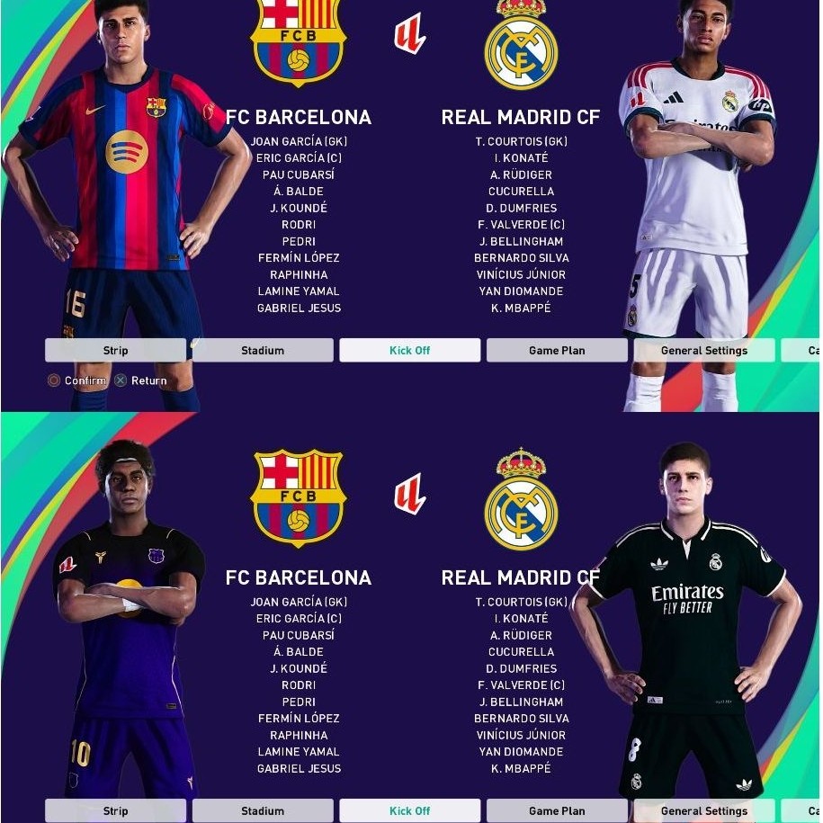 Patch PS4 PS5 PES 2021 MUSIM TERBARU OPTION FILE