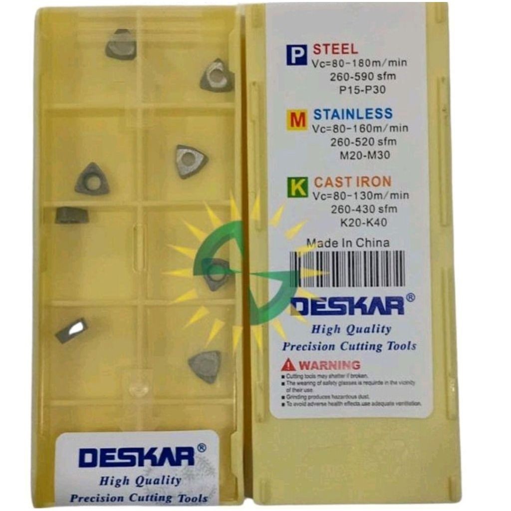 INSERT UDRILL WCMX030208 . Insert Udrill wcmx 030208 deskar baru. INSERT WCMX 030208 LF6018 ORIGINAL