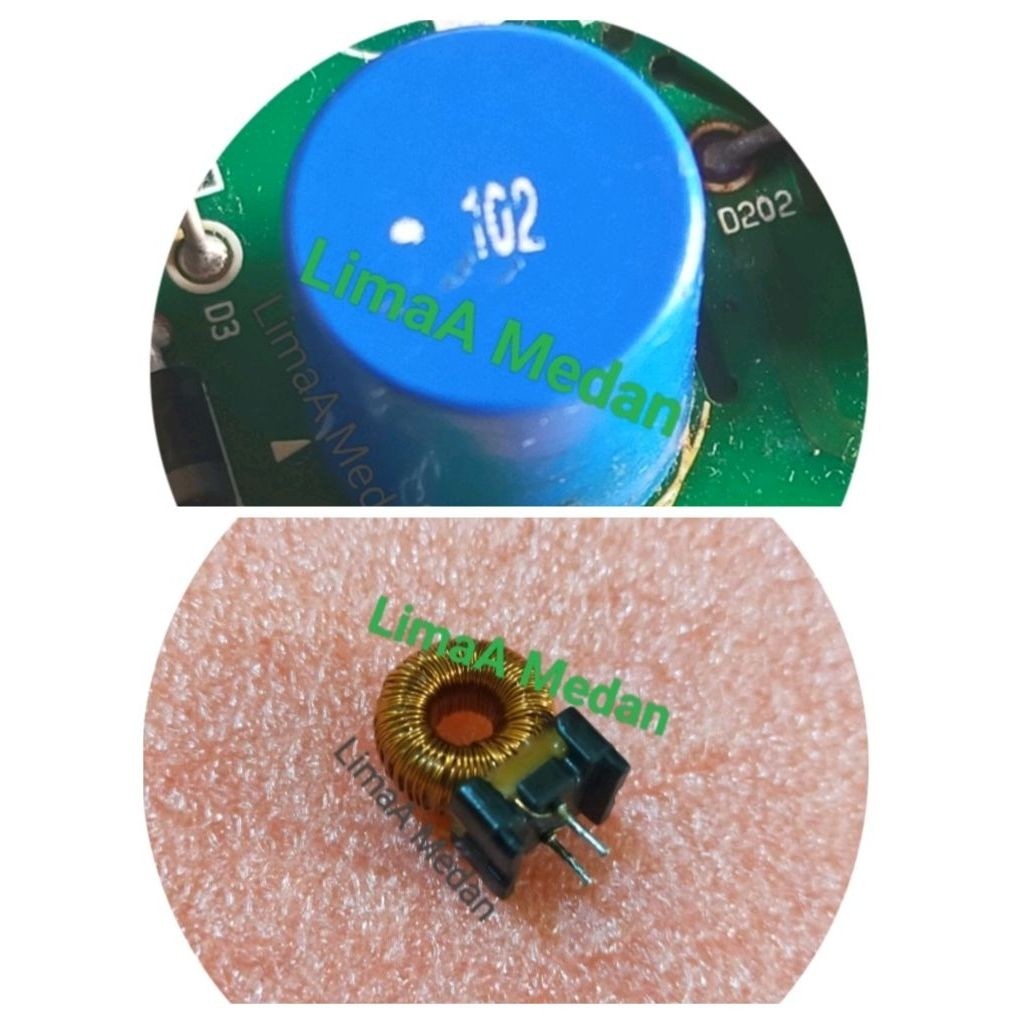 102  Modul pcb freezer lg inverter 6 rak  Part bekas cabutan modul pcb lg inverter  Induktor 102  Li