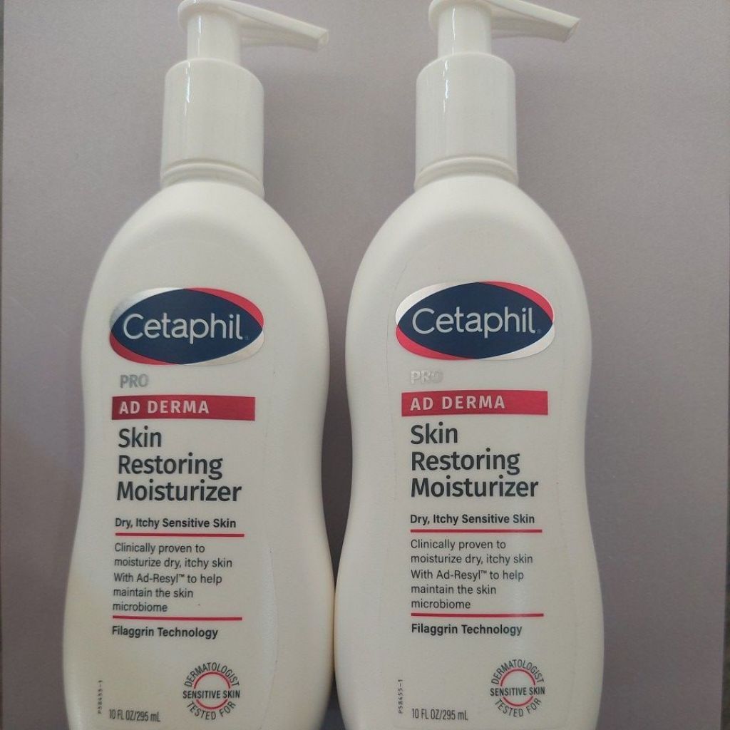 Cetaphil pro AD derma skin restoring moisturizer / Cetaphil Restoraderm Body moisturizer 295ml295p
