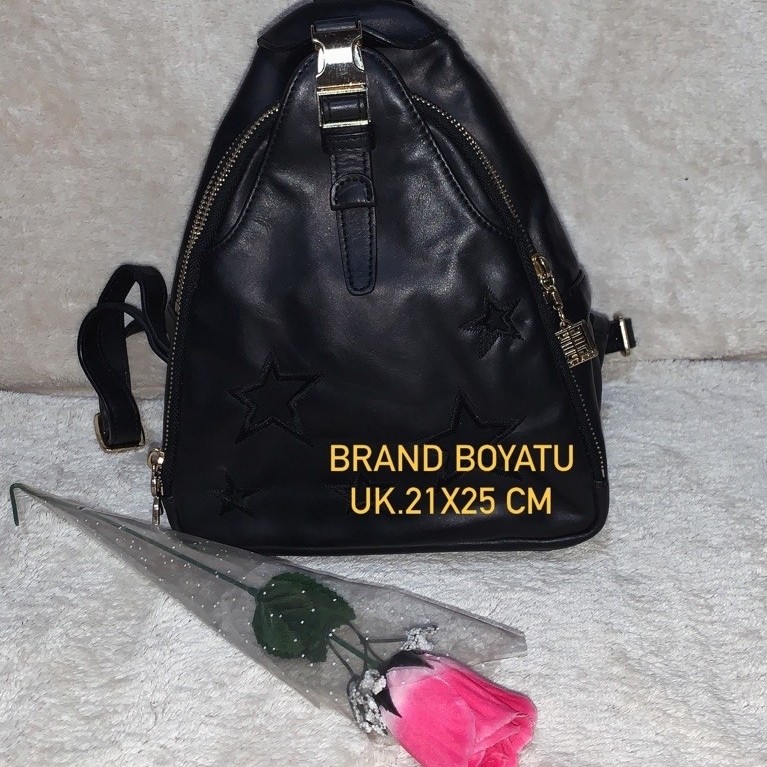 Brand Boyatu Preloved Ransel kulit wanita