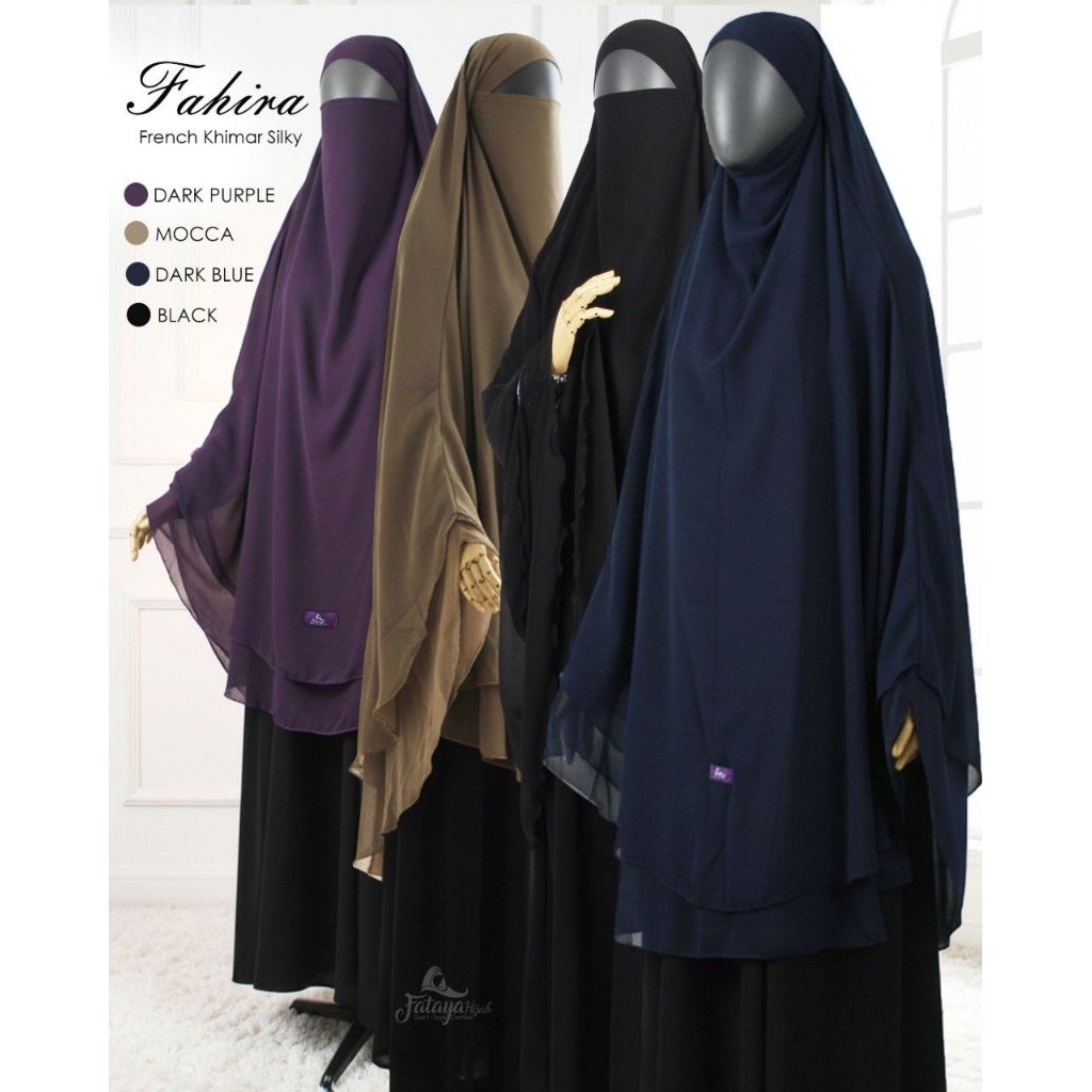 Fataya Hijab French Khimar Sifon Ceruty Premium