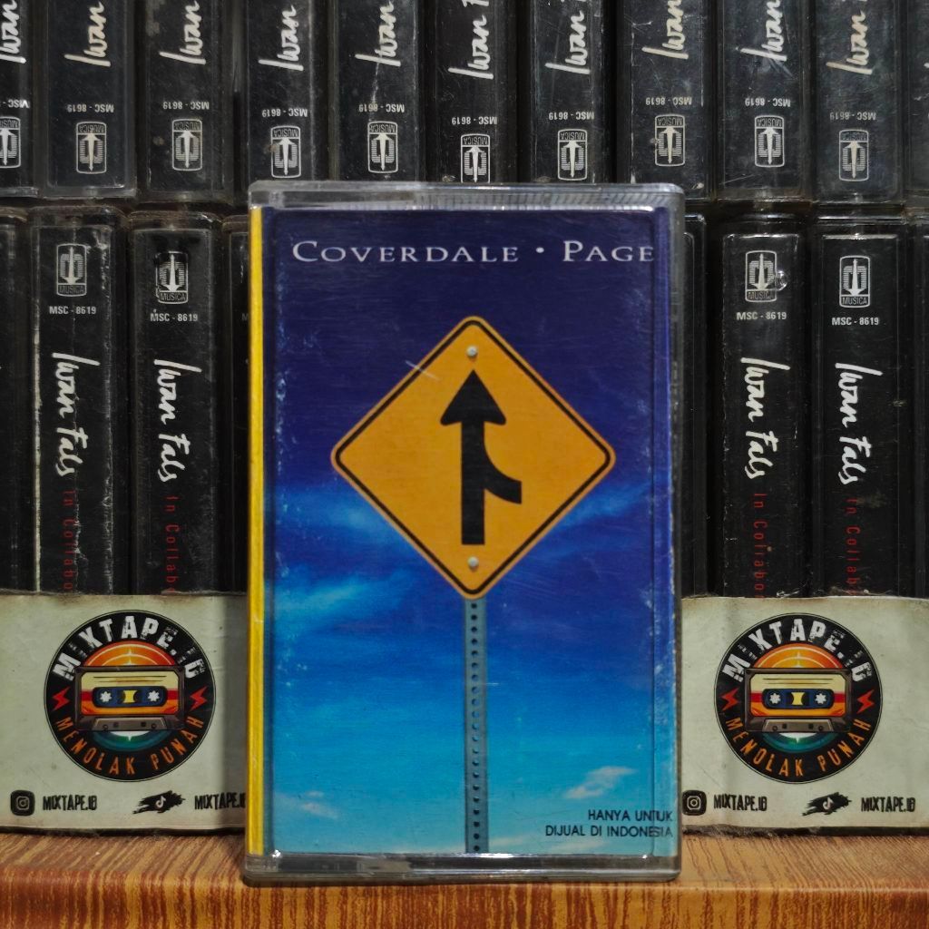 Kaset - Coverdale Page - David Coverdale - Jimmy Page - Radio Tape - Kaset Pita - Radio - Pemutar Ka