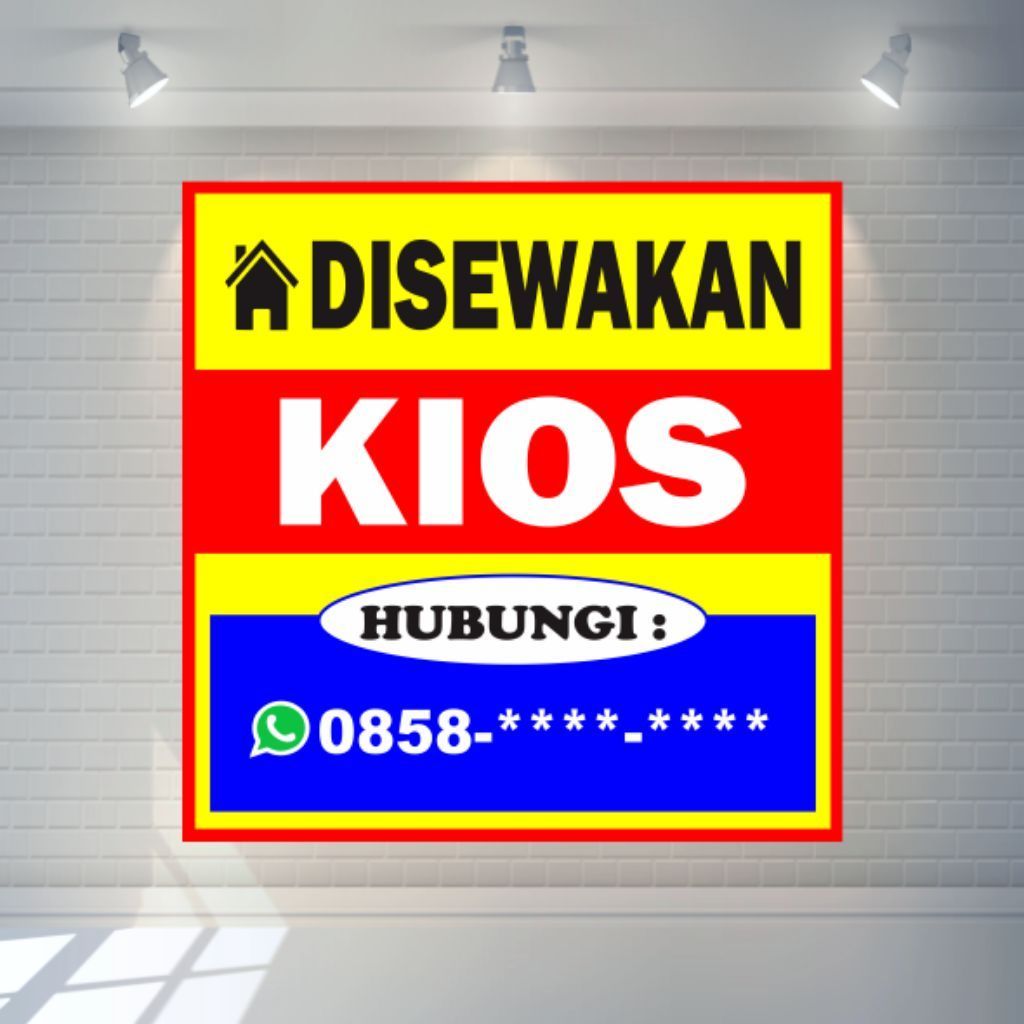 Banner Disewakan Kios