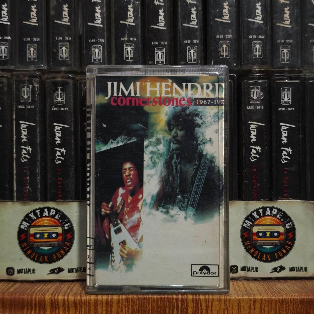 Kaset - Jimi Hendrix - Cornerstones 1967 - 1970 - Jimy Hendrix - Radio Tape - Kaset Pita - Radio - P