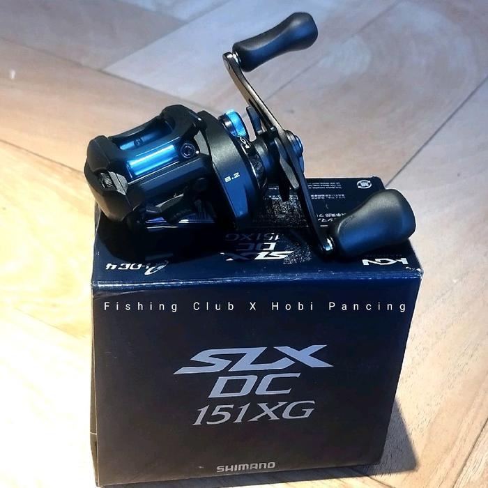Reel BaitCasting Shimano SLX DC 151 XG 151 HG Casting Rawa, Digital Control, Sungai, kasting, Reel B