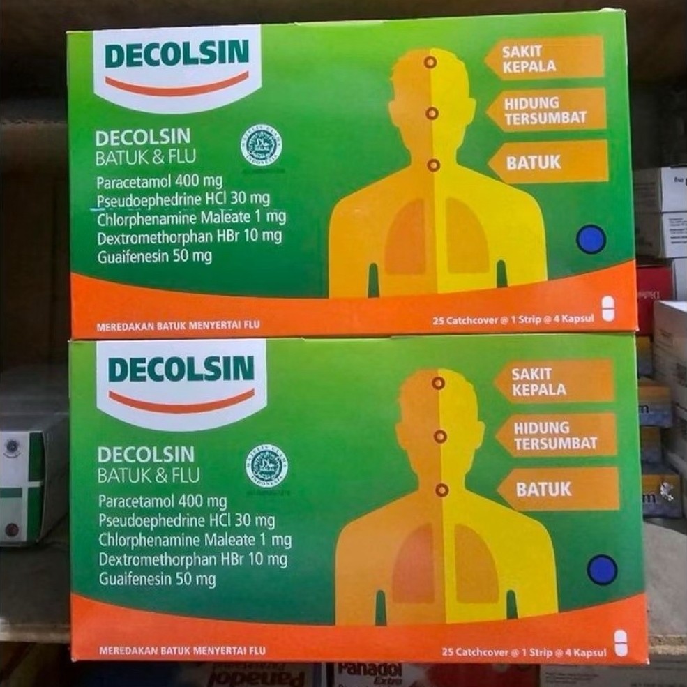 Decolsin 1 BOX / PER BOX isi 25 Lembar