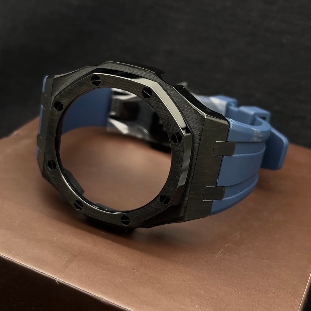 Bnb G-Shock GA-2100/GA-B2100 Case AP Black Rubber Navy