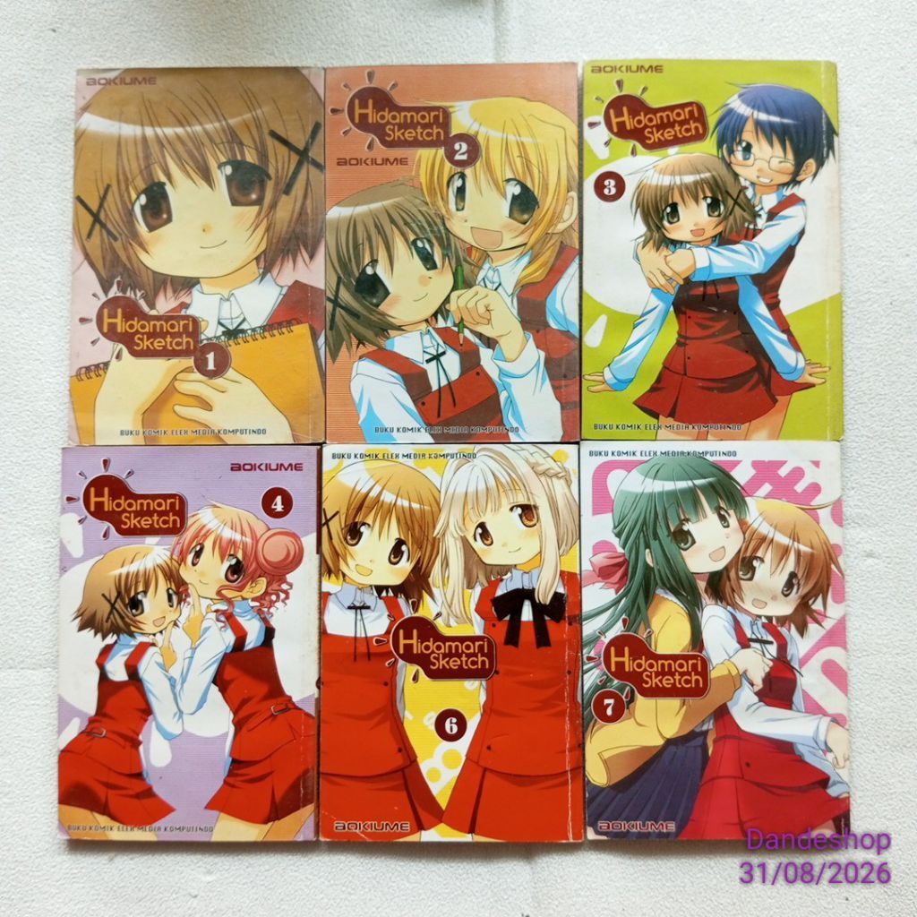 Hidamari Sketch _ by Ume Aoki - Komik Manga Original Elex Media Komputindo Hidamari Sukecchi