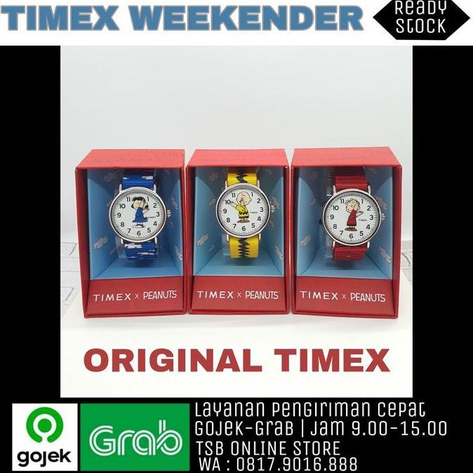 Jam Tangan Timex Weekender - Timex X Peanuts [Ori] Tsb