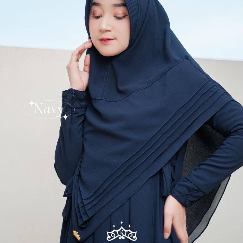 Kazami Ready‼️ Khimar Layla Syari by kazami store - Hijab original 100% Kazami Store