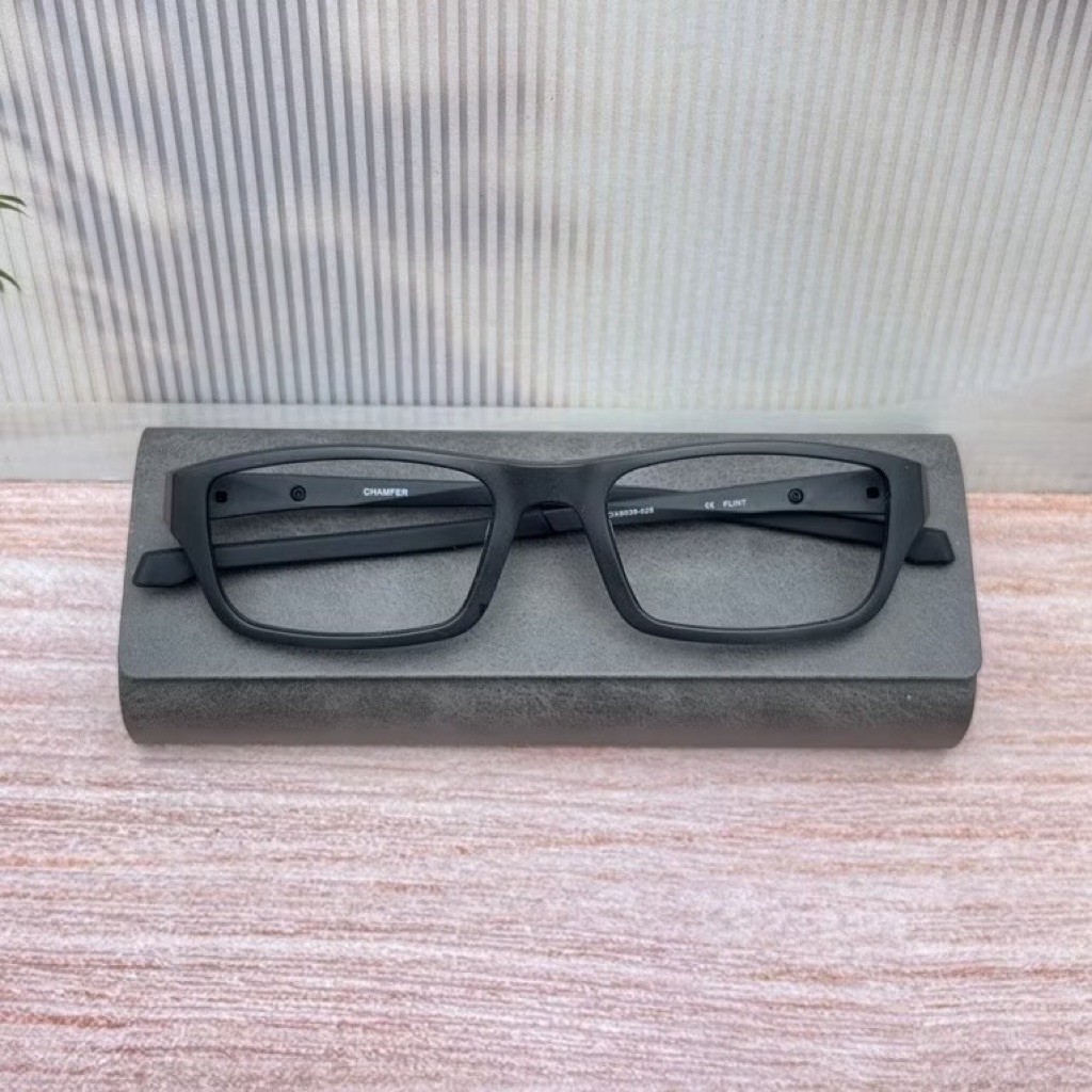 OAKLEY Chamfer OX8044 Black Matte Original Ex Display Optik Kacamata  frame Lensa Photocromic Bluecr