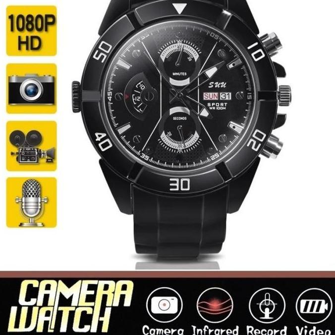 New Spy Watch Model with Hidden Camera + Voice + Video Recorder