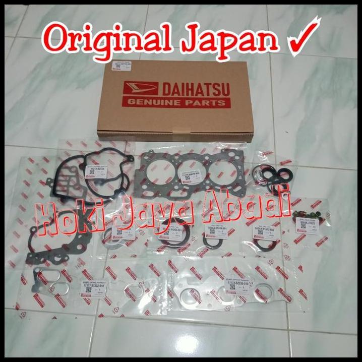 DISKON PACKING PAKING GASKET FULL SET ENGINE DAIHATSU XENIA 1.0 1000CC 1.000CC NON VVTI ORIGINAL JAP