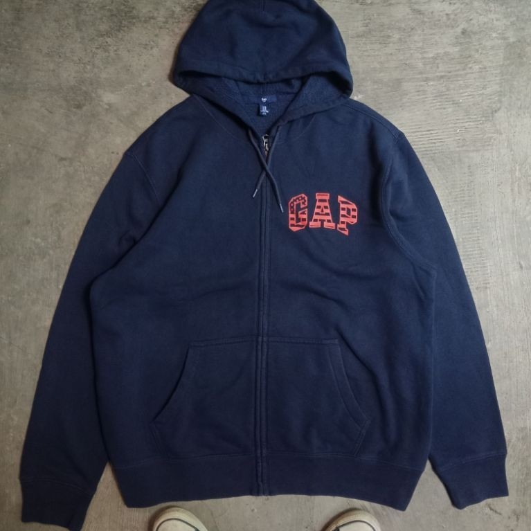 Hoodie zipper brand GAP American Flag Original