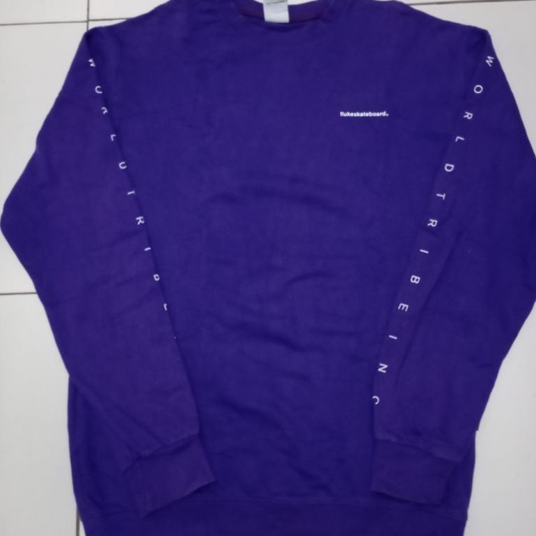 Crewneck Original fluke skateboard ( preloved )