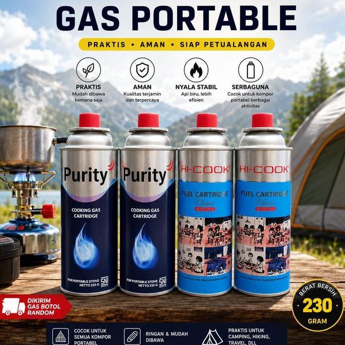 Gas Botol Kaleng Portable Ing Hiking Gas Portable