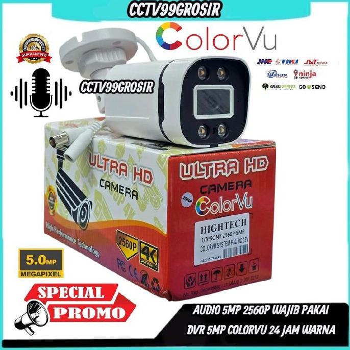 Espio - Promo Kamera Cctv Outdoor Colorvu Asli 5Mp 2560P Hightech Siang Malam Warna