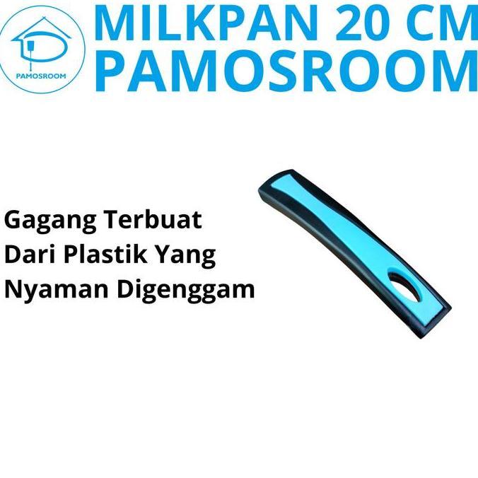 Pamosroom Milk Pan Granit Marble 20Cm Panci Susu Keramik Sauce Pan Marble Anti Lengket Tebal